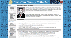 Desktop Screenshot of christiancountycollector.com